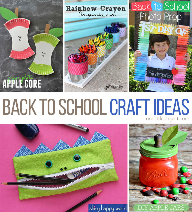 Back To School Crafts
 25 Totally Awesome Back to School Craft Ideas