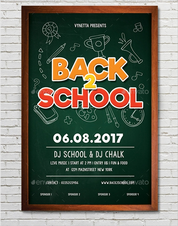 Back To School Flyer
 25 Back to School Flyers Template PSD AI EPS Word