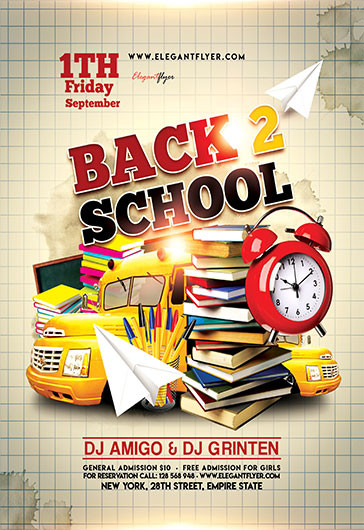 Back To School Flyer
 Flyer for Back to School – by ElegantFlyer