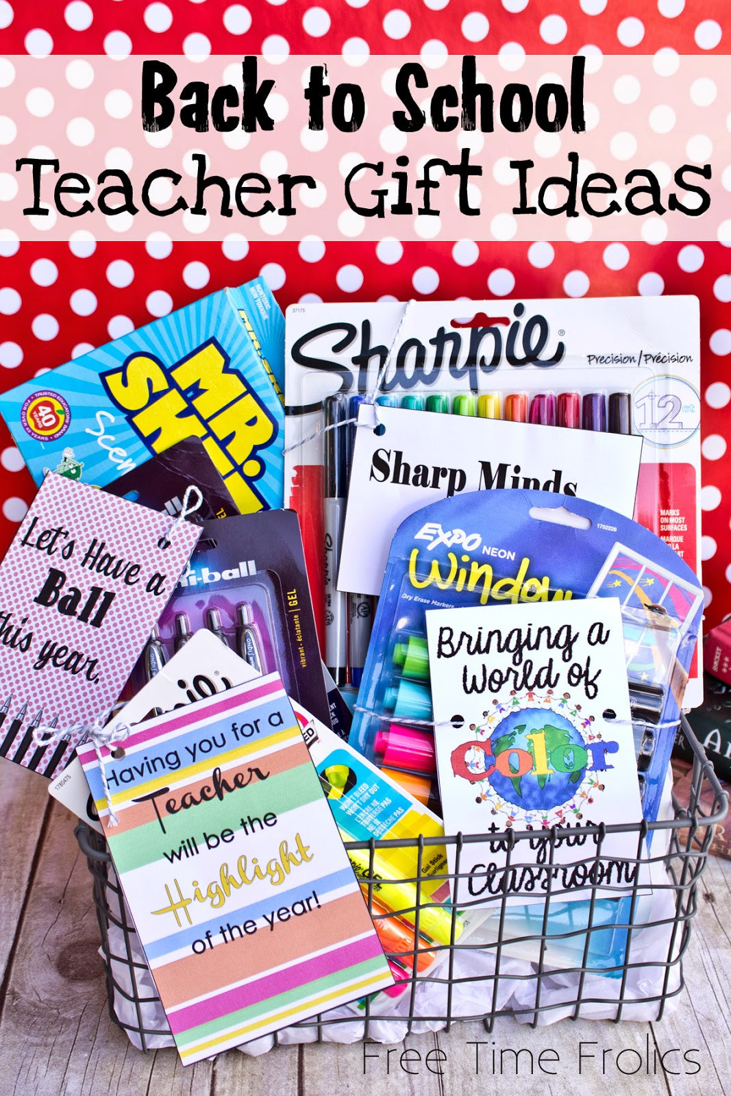 Back To School Gifts For Teachers
 Back To School Gift Ideas For Teachers Free Time Frolics