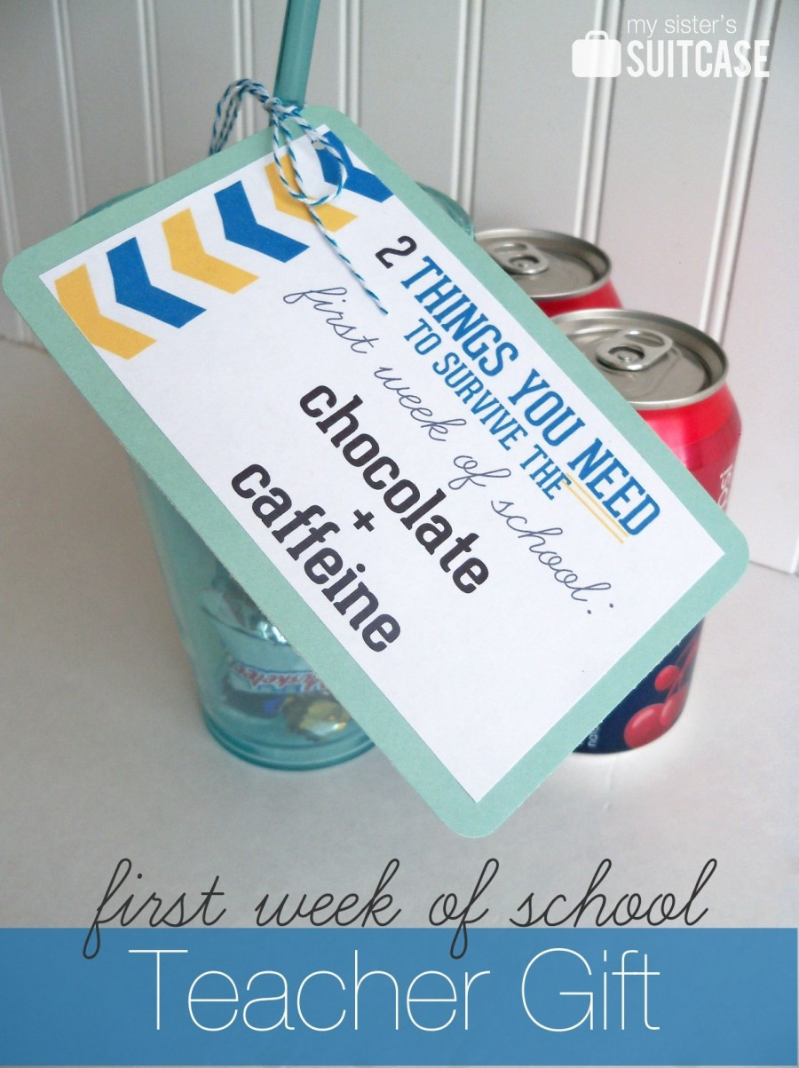 Back To School Gifts For Teachers
 Miss Lovie First Week of School Teacher Gift and