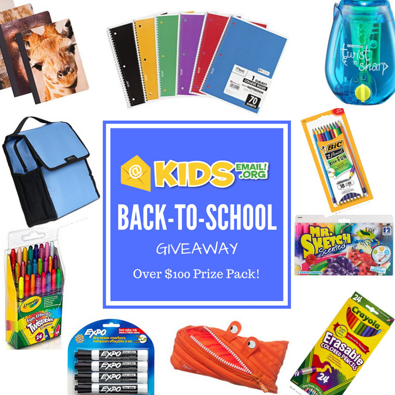 Back To School Giveaway
 Back to School Giveaway – Kids Email Blog