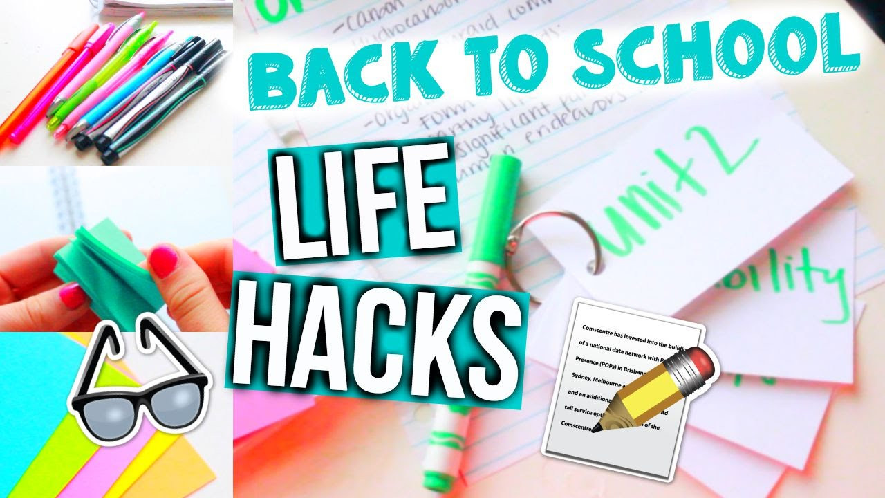 Back to School Hacks Luxury Life Hacks for Back to School