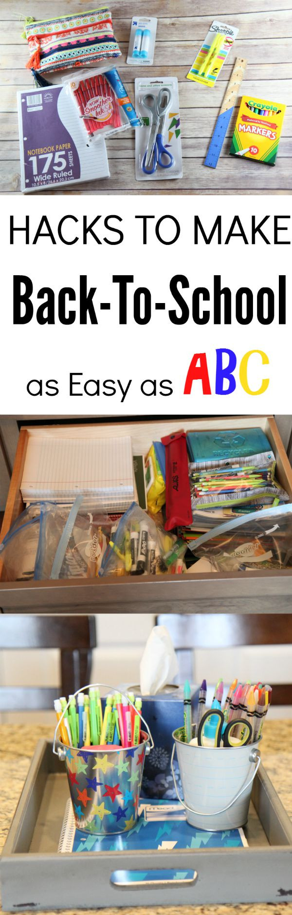 Back To School Hacks
 Hacks to Make Back To School Shopping as Easy as ABC