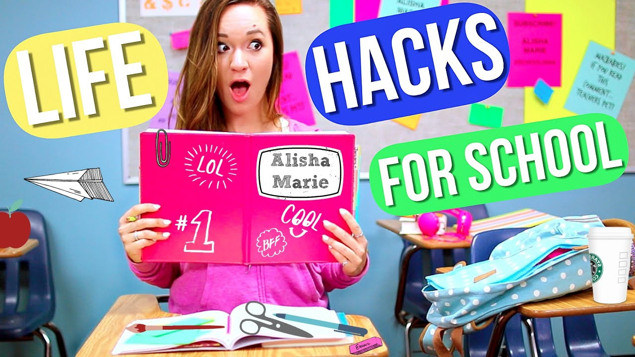 Back To School Hacks
 Back to School LIFE HACKS Alisha Marie