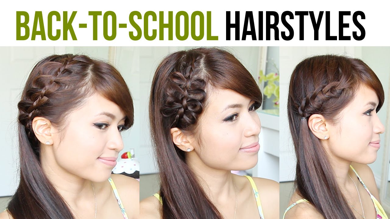 Back To School Haircuts
 Back to School Hairstyles 4 Strand French Braid & Bow