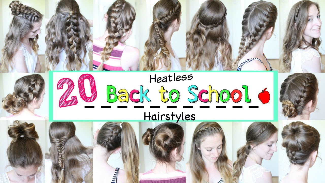 Back To School Hairstyles
 20 Back to School Heatless Hairstyles