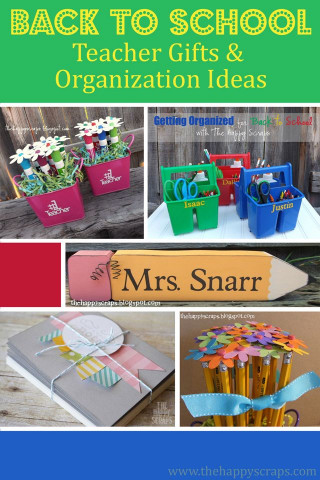 Back To School Ideas
 Back to School Teacher Gifts & Organization Ideas on