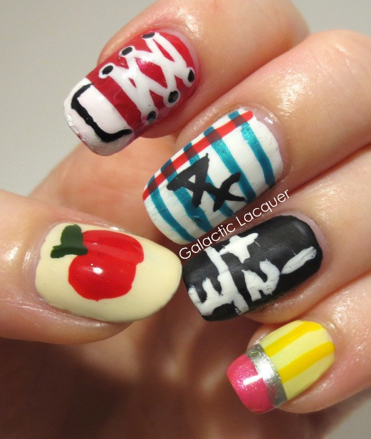 Back To School Nails
 10 Cute Back to School Nail Designs