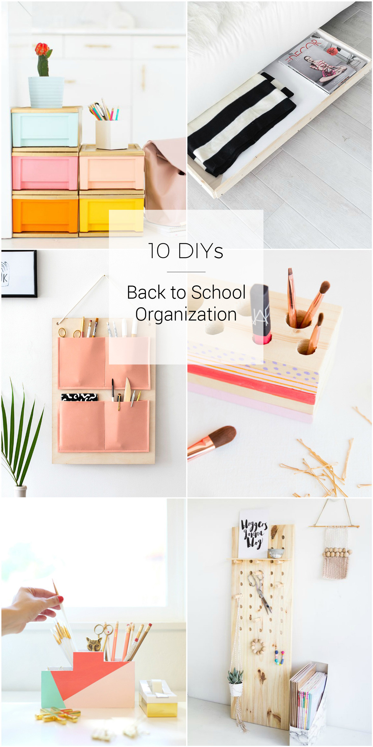 Back To School Organization
 10 DIY Ideas for Back to School Organization