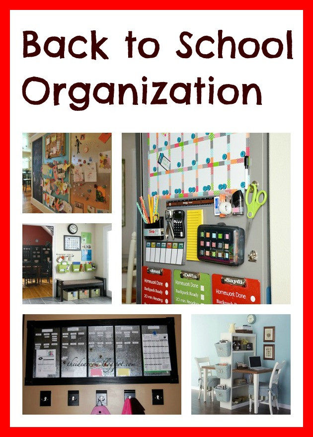 Back To School Organization
 Second Chance To Dream Back to School Organization
