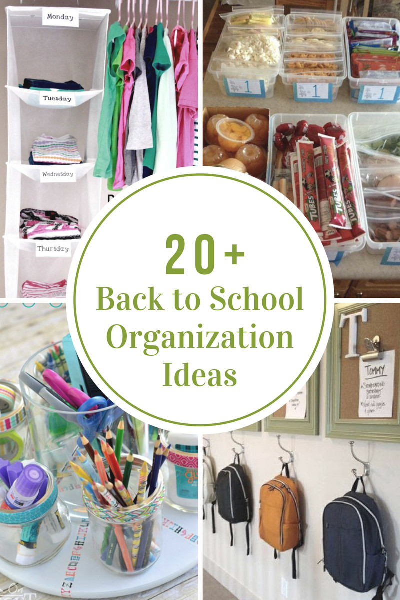 Back To School Organization
 Back to School Organization Ideas The Idea Room