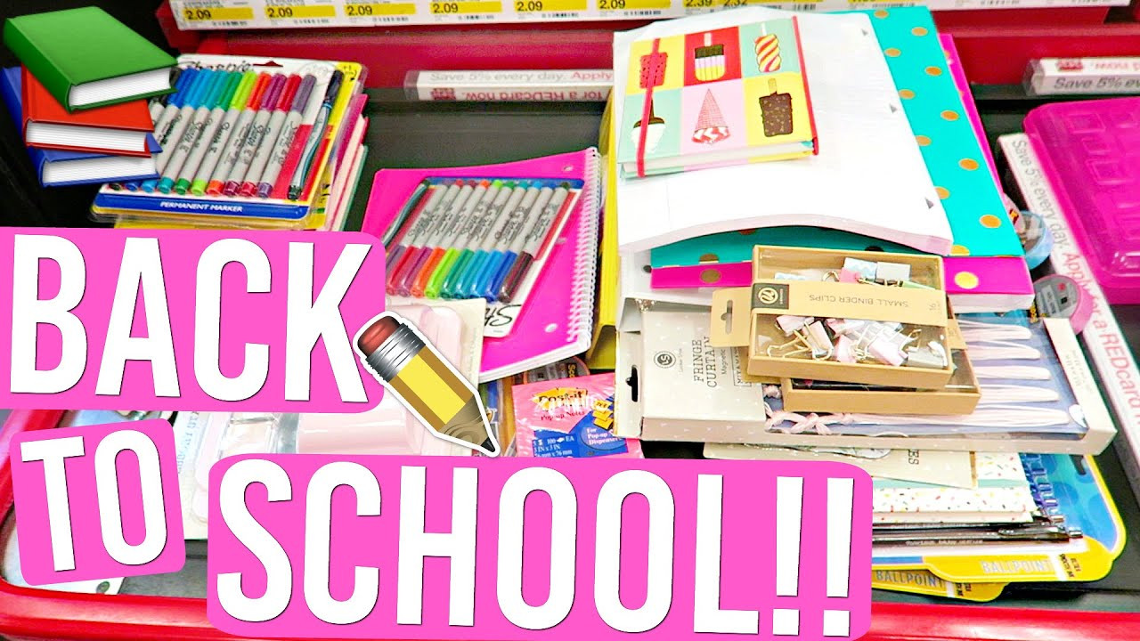 Back To School Supplies
 BACK TO SCHOOL SHOPPING FOR SCHOOL SUPPLIES