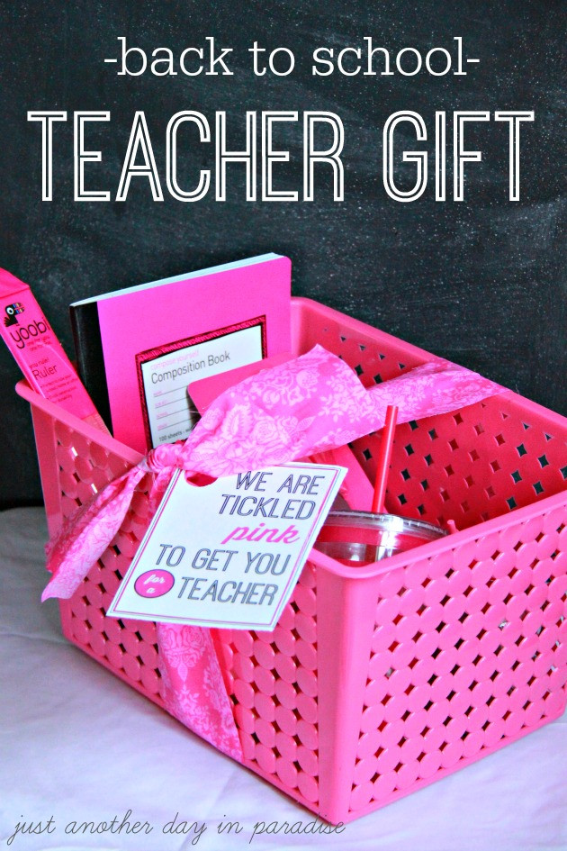 Back To School Teacher Gifts
 Back to School Teacher Gift Idea