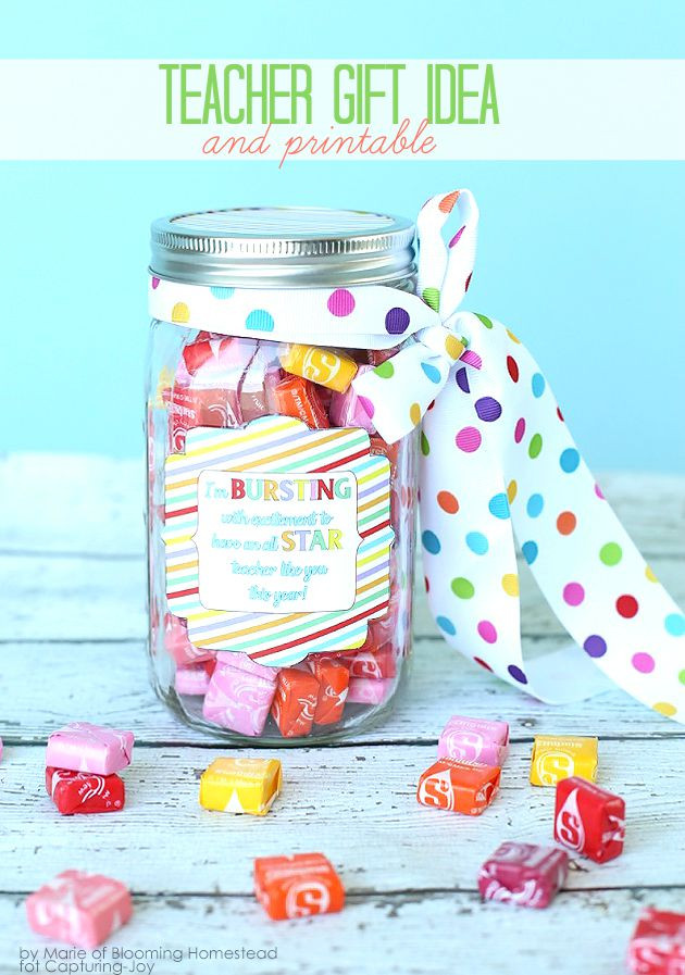Back To School Teacher Gifts
 Back to School Teacher Gift with Free Printable