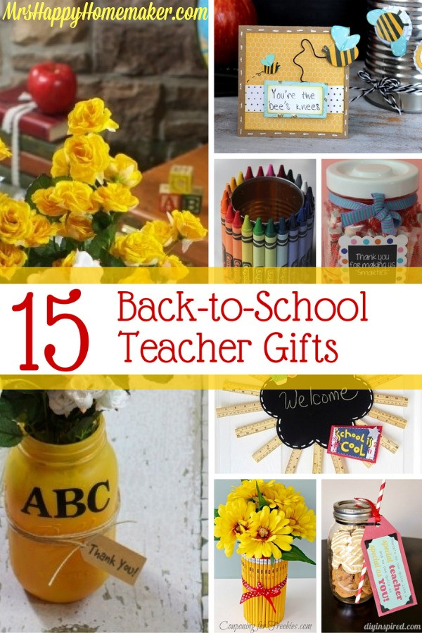 Back To School Teacher Gifts
 15 Back to School DIY Teacher Gift Ideas Mrs Happy Homemaker
