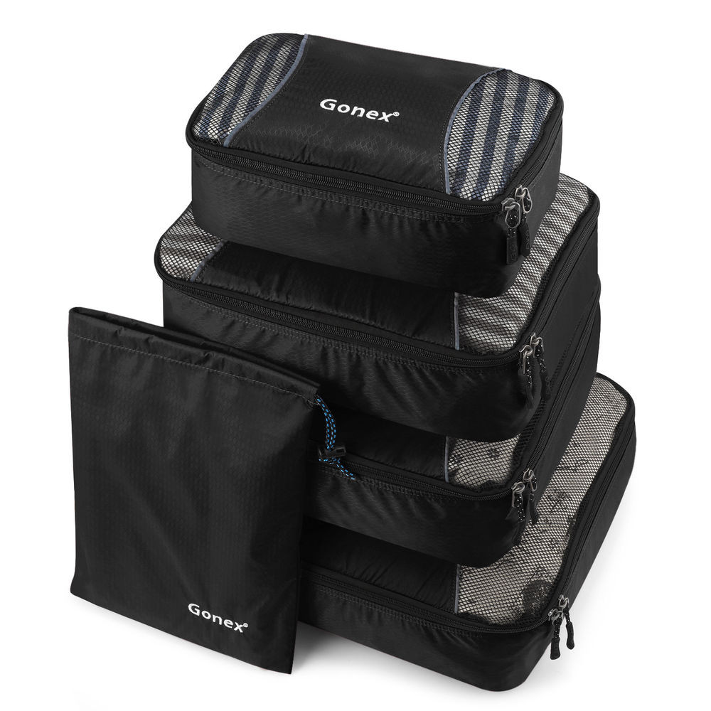 Backpack Organizer Pouches
 5X Cube Storage Bag Clothes Underwear Socks Bag Travel