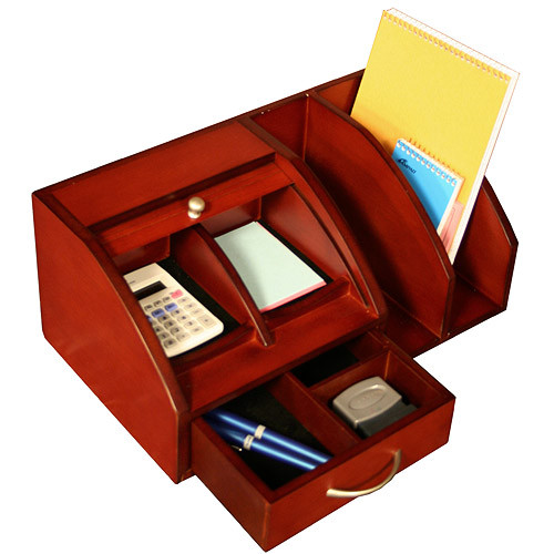 Best Desk Organizer
 Roll Top Desk Organizer with Mail Slots in Desktop Organizers