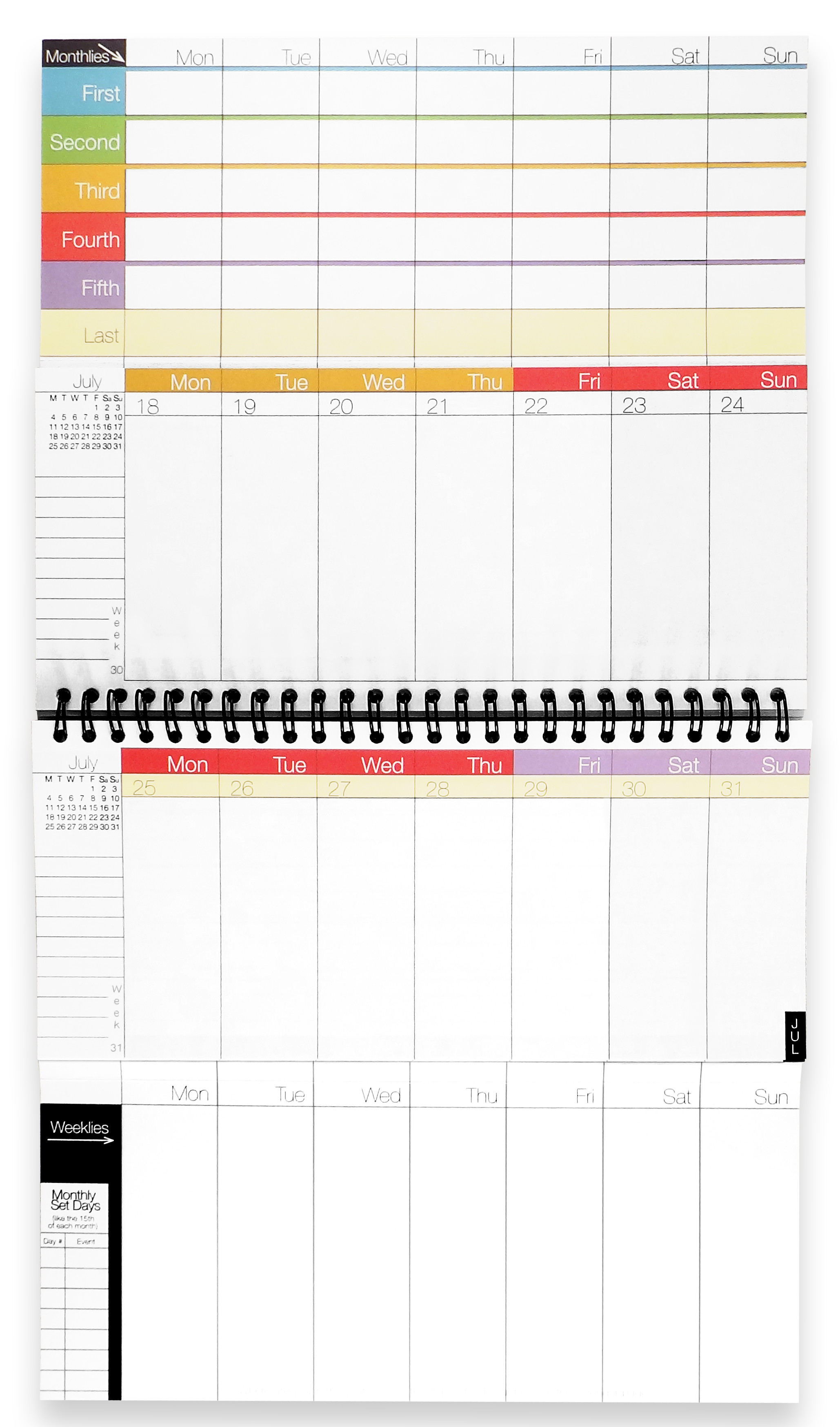 Best Planner Organizer
 WeekDate Best Paper Calendar Weekly Planner Organizer