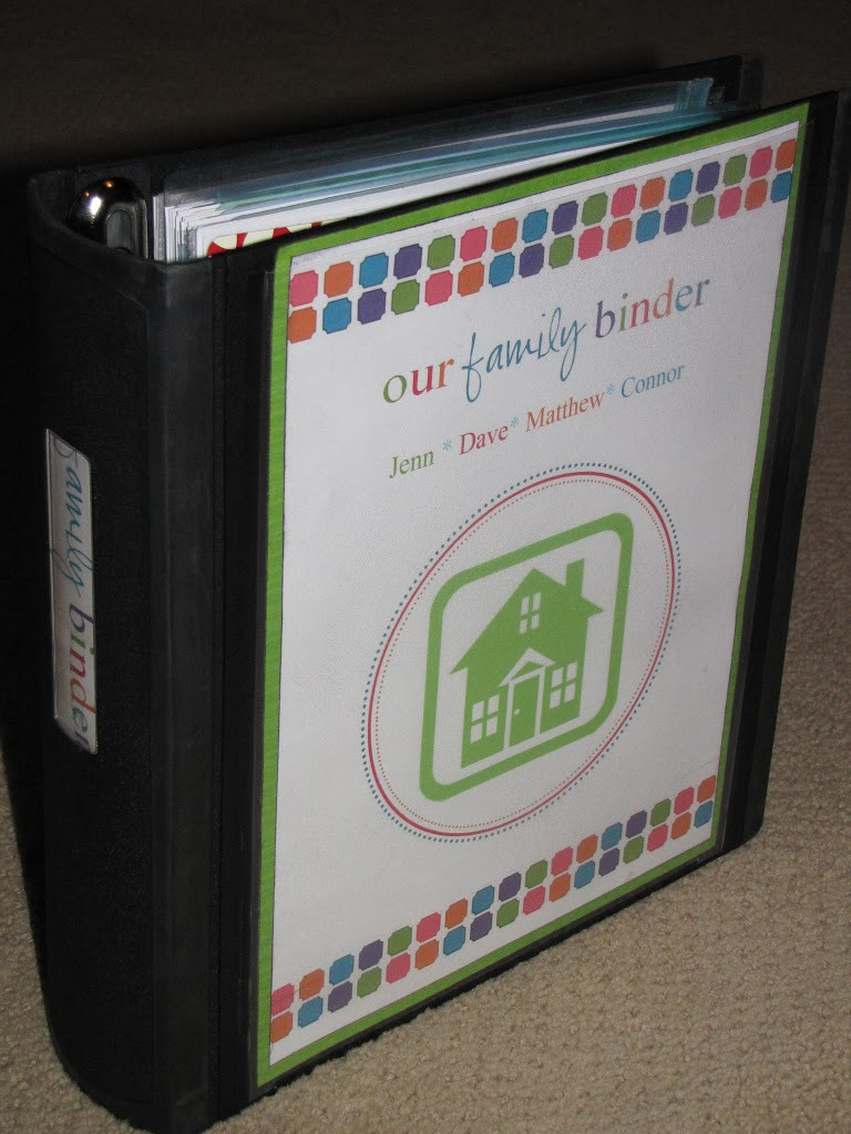 Binder Organization
 Organize Everything Family Binder Clean and Scentsible