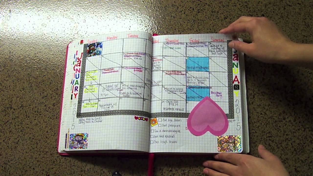 Calendar Organizer Planner
 DIY Planner Calendar Agenda Organizer