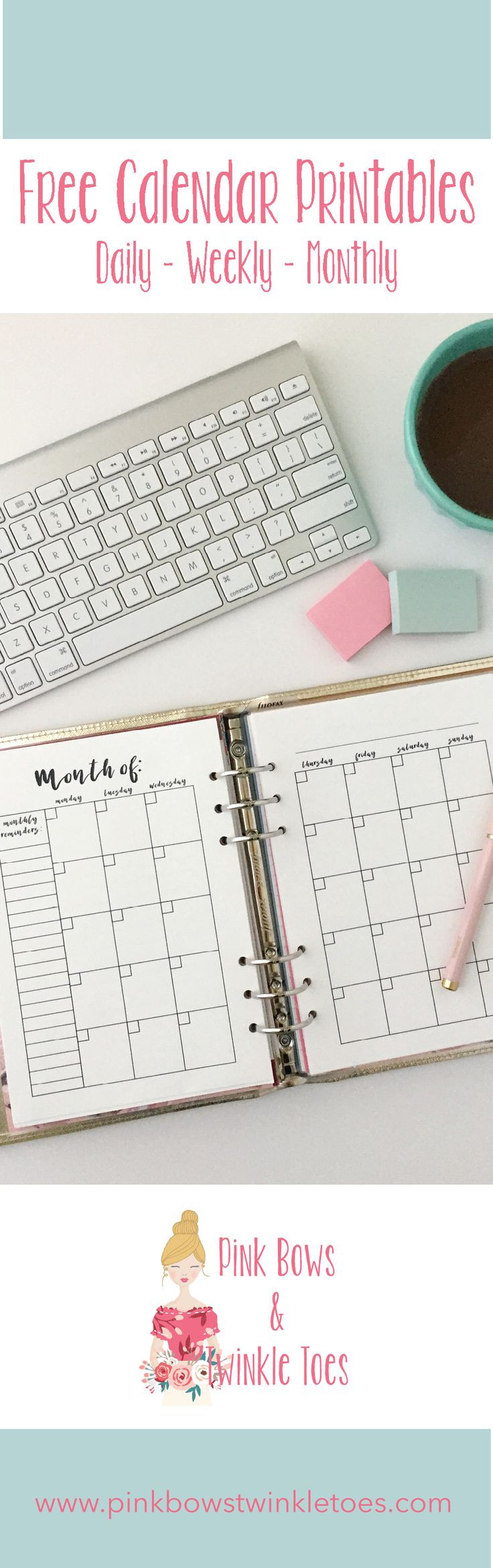 Calendar Organizer Planner
 Best 25 Mini binder ideas on Pinterest