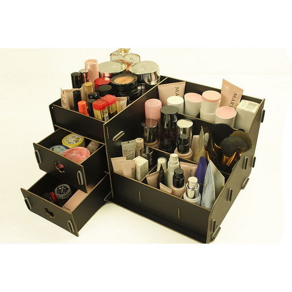 Cardboard Desk Organizer
 DIY Cardboard Big Storage Box Desk Decor Makeup Cosmetic