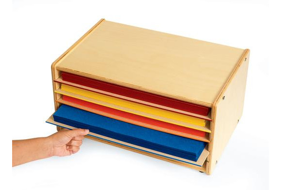 Construction Paper Organizer
 12" x 18" Color Coded Construction Paper Organizer