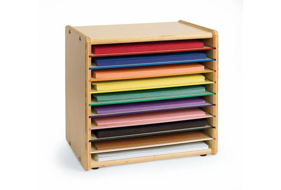 Construction Paper Organizer
 9" x 12" Color Coded Construction Paper Organizer