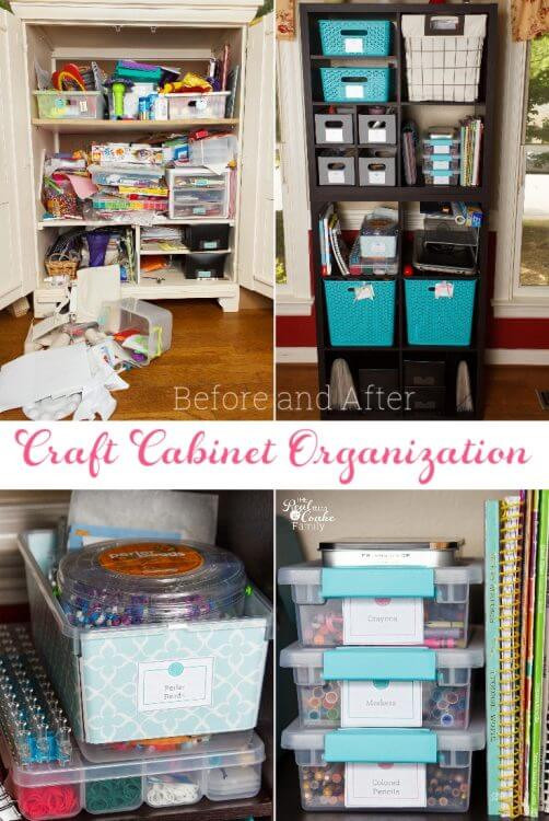 Craft Organization Cabinet
 Great Craft Cabinet Organization Ideas for Small Spaces