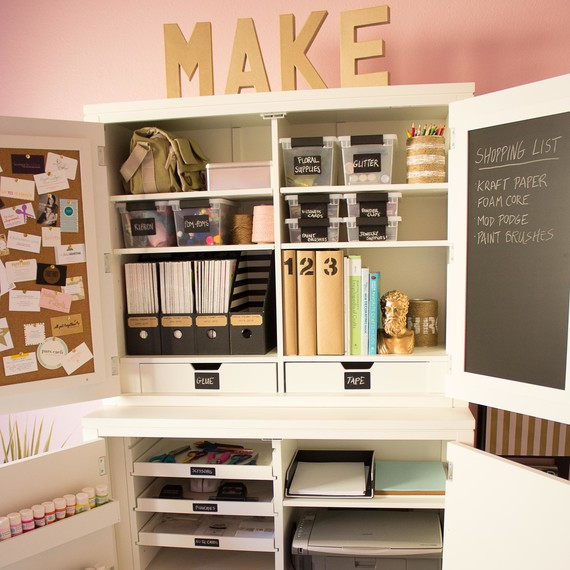 Craft Organization Cabinet
 5 Secrets of a Beautifully Organized Craft Room