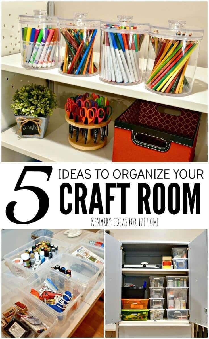 Craft Organization Ideas
 Craft Room Organization 5 Easy and Creative Ideas to Tidy