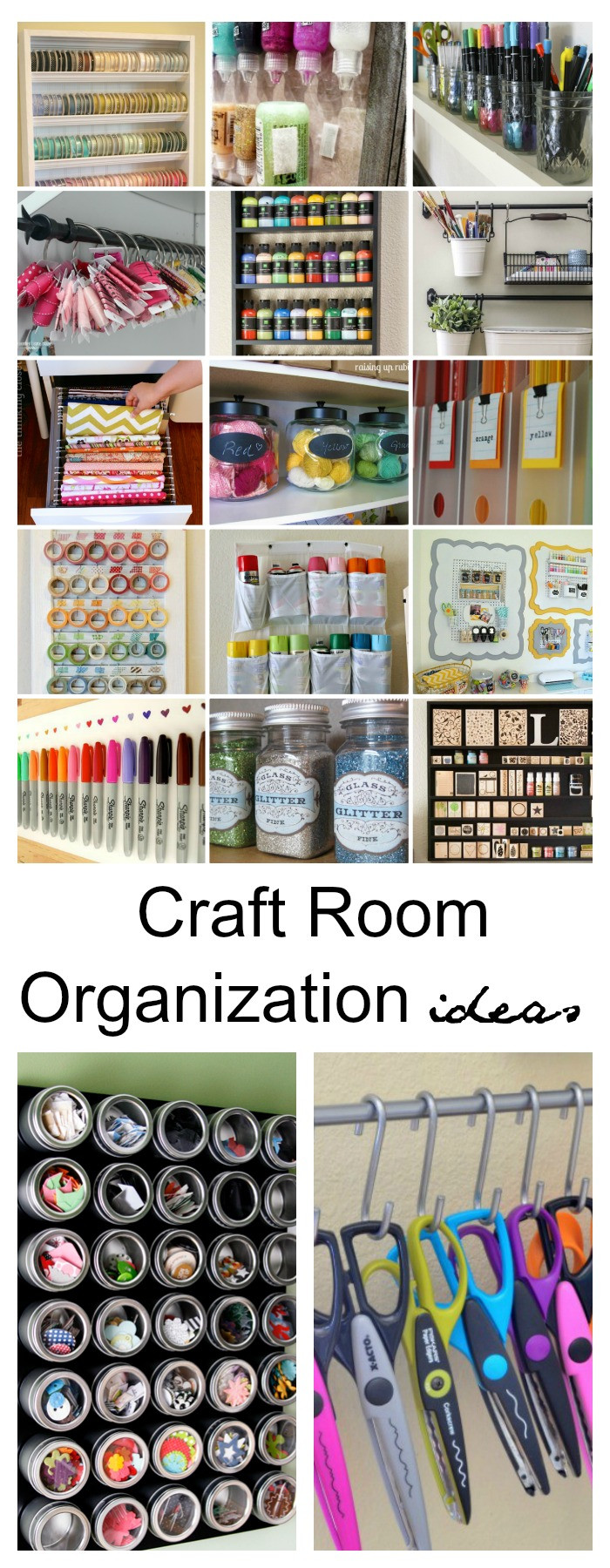 Craft Organization Ideas
 Craft Room Organization and Storage Ideas The Idea Room