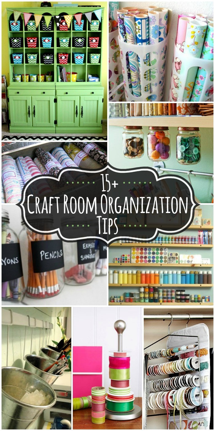 Craft Organization Ideas
 20 Craft Room Organization Ideas