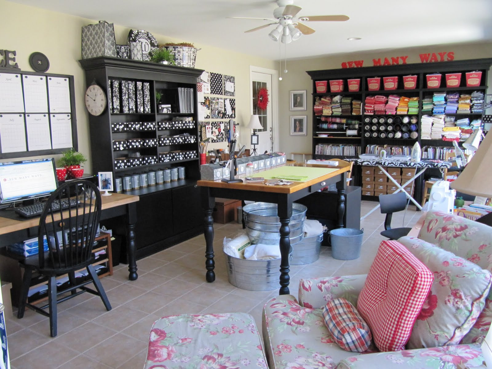 Craft Organization
 Storage and Design Tips for a Craft Room