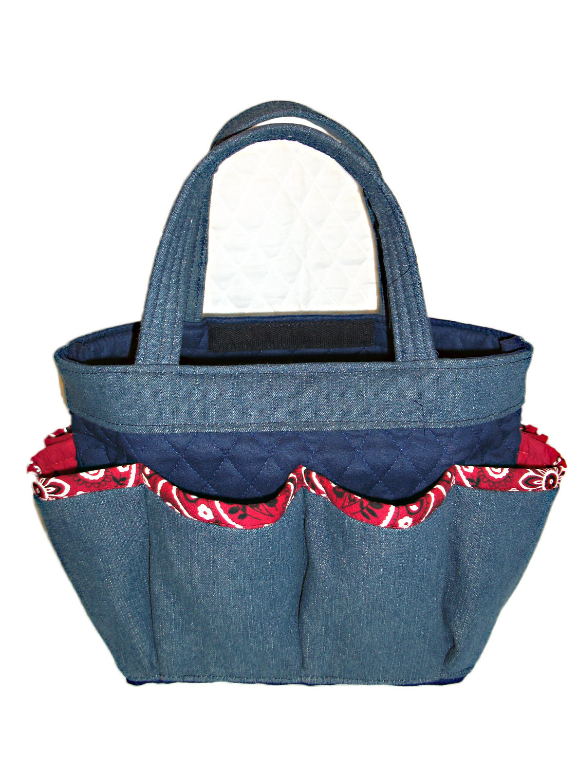 Craft Organizer Bag
 Denim Blue Bingo Bag Craft Organizer Makeup Organizer