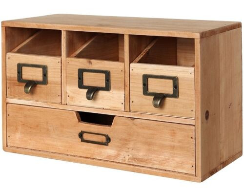 Craft Organizer Cabinet
 Small Desktop Organizer Drawer Cabinet Storage Craft Wood