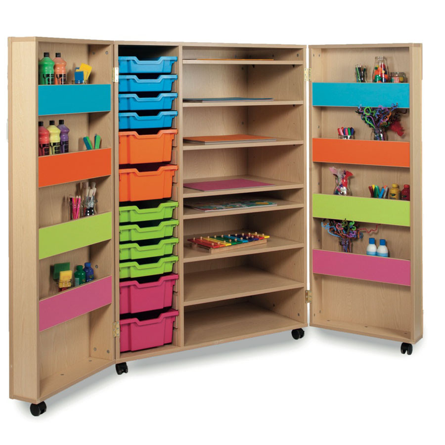 Craft Organizer Cabinets
 Art Storage Cupboard Ideal For Schools & Free Delivery