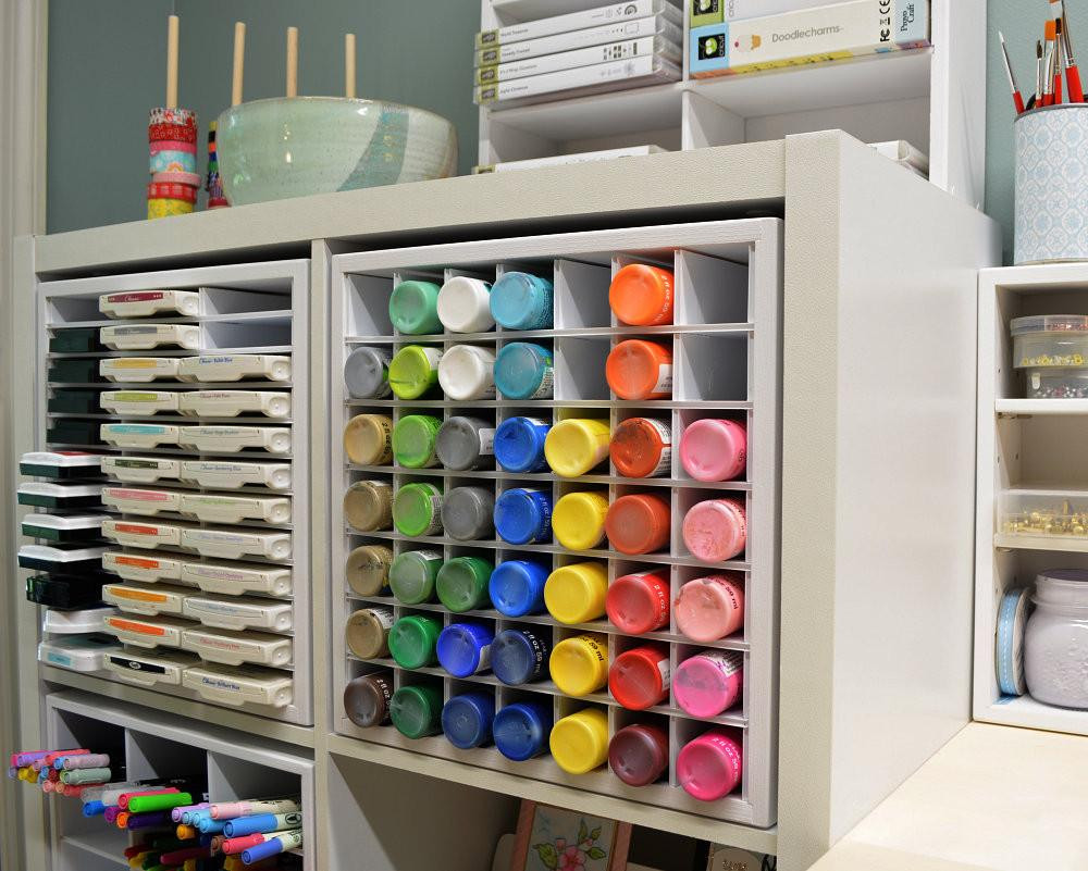 Craft Organizer
 Craft Paint Organizer fits IKEA OrganizeMore