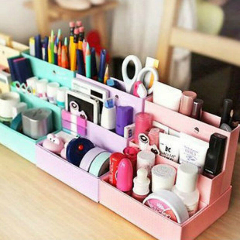 Cute Desk Organizer
 Cute DIY Paper Board Storage Box Desk Decor Stationery