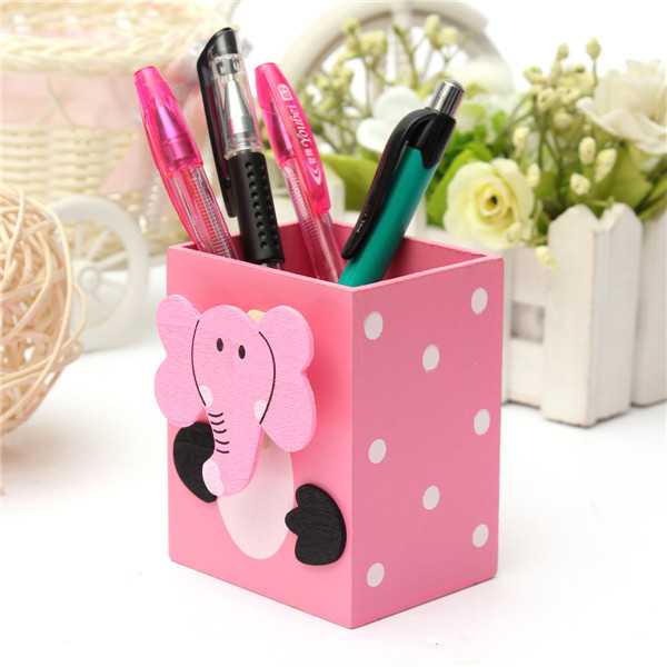 Cute Desk Organizer
 Buy Cute Animal Pattern Rectangle Pen Holder Container