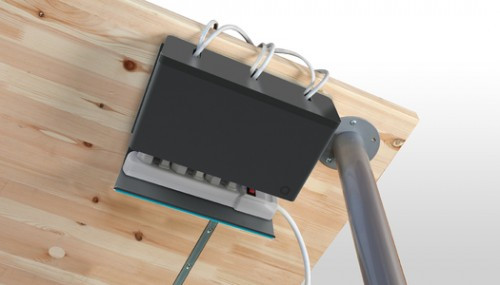 Desk Cord Organizer
 8 Practical DIY Cord And Cable Organizers Shelterness