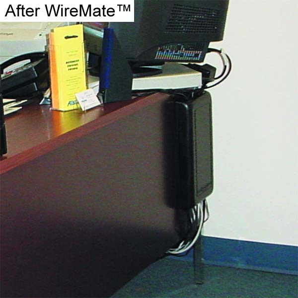 Desk Cord Organizer
 WireMate™ Cord Organizer Wire Mate cable Organizer