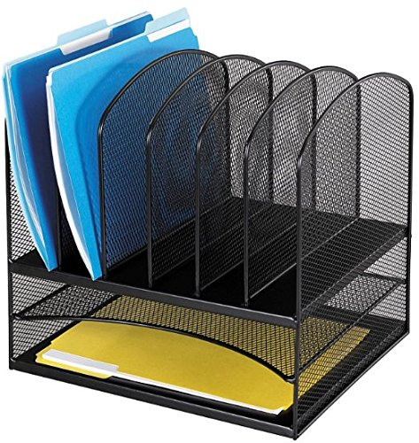 Desk Folder Organizer
 Mesh Desk Organizer File Storage Folder Holder Rack Metal