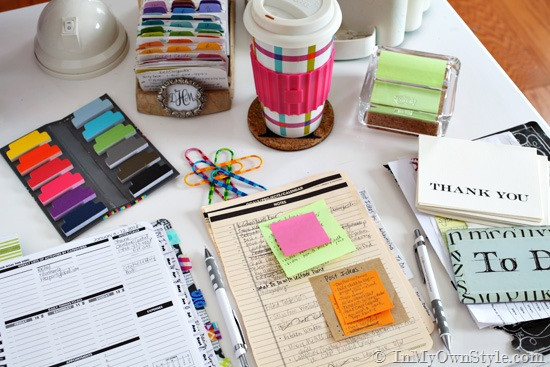 Desk Organizer Ideas
 Fresh Start Planner Organization Ideas In My Own Style