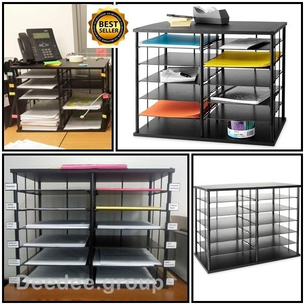 Desk Paper Organizer
 fice Storage Organizer Shelves Desk Cabinet Holders