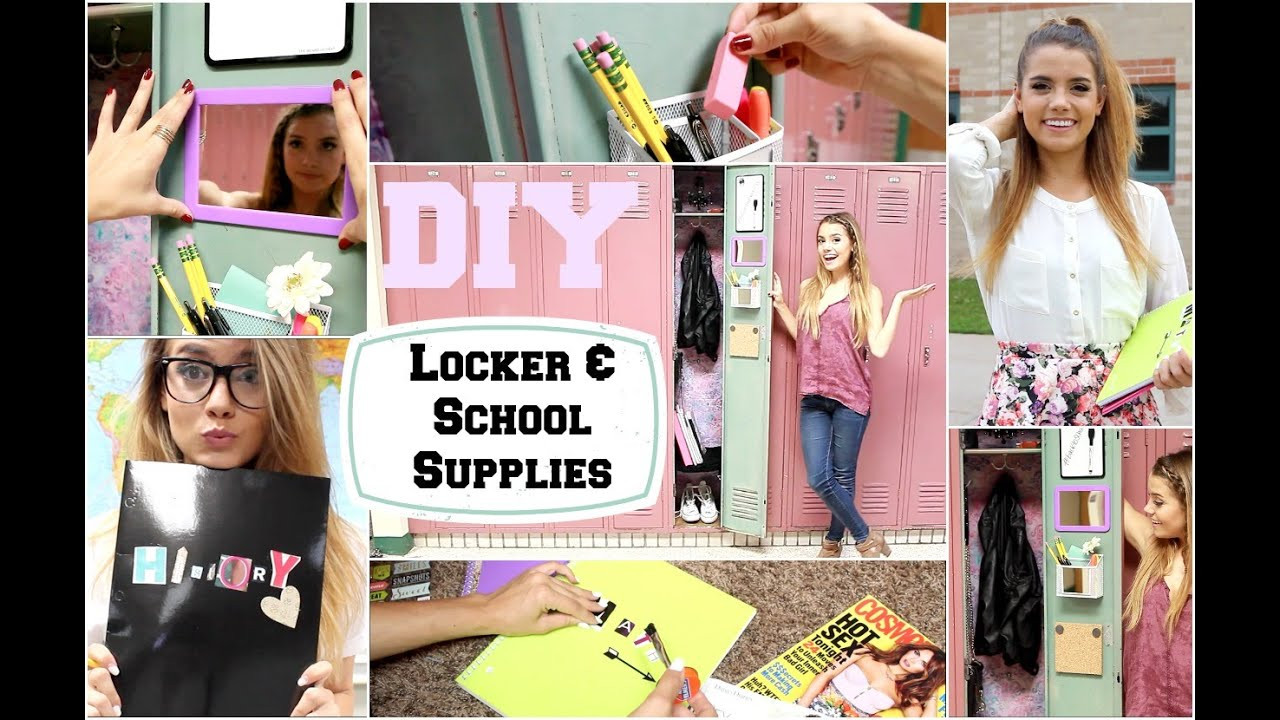 Diy Locker Organization
 Back To School DIY Locker Organization & School Supplies