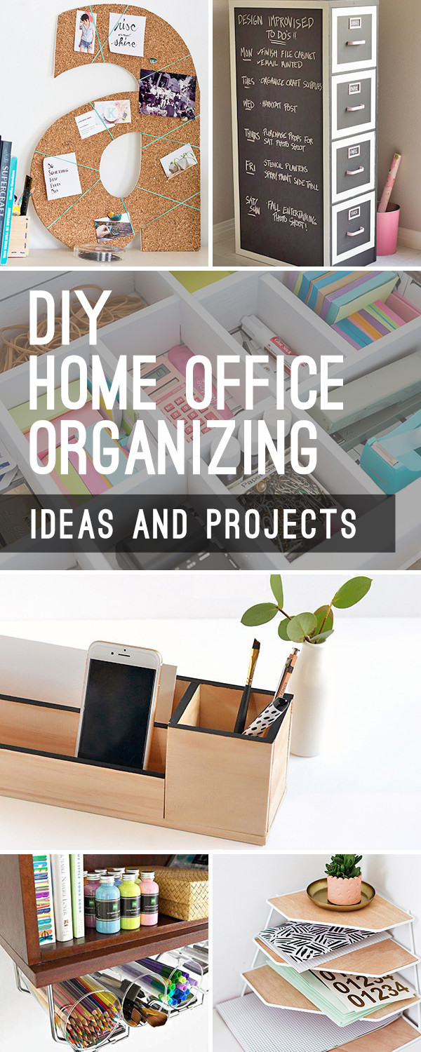 Diy Office Organization
 DIY Home fice Organizing Ideas