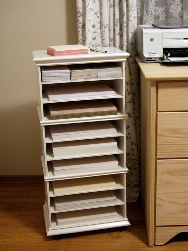 Diy Paper Organizer
 Three Ikea mini chests = paper organizer Crafty Nest