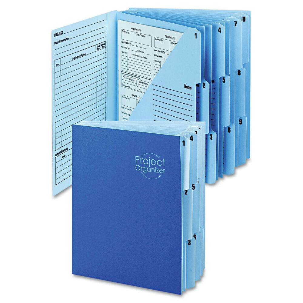 File Organizer Folder
 Smead Project Organizer Expanding File Folder 10 Pocket